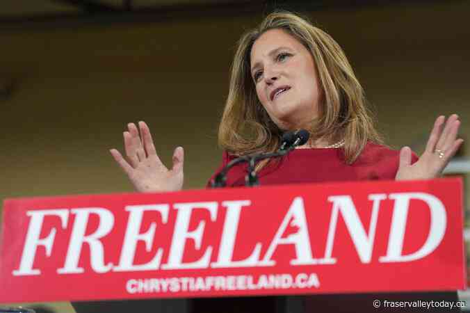 Freeland promises to consult Canadians on alternatives to consumer carbon pricing