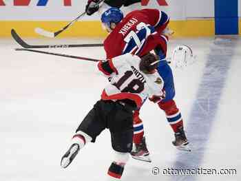 Habs' defenceman Arber Xhekaj ready to butt heads with Senators' captain Brady Tkachuk