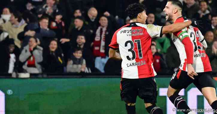Feyenoord wint na droomweek in blessuretijd van Almere City