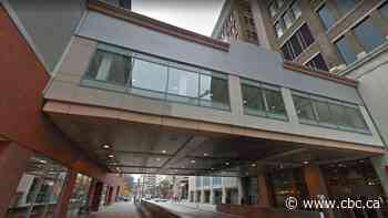 Senior body checked while walking with co-worker in downtown Winnipeg skywalk