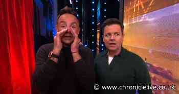 Ant and Dec horrified by naked Britain's Got Talent act as pair left gobsmacked