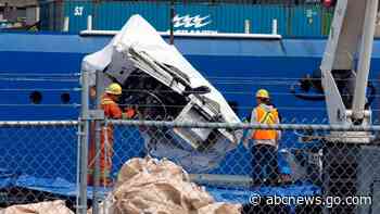 US Coast Guard releases recording that appears to be audio of Titanic submersible implosion
