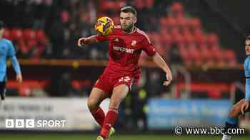 Swindon striker Drinan out for season with knee injury