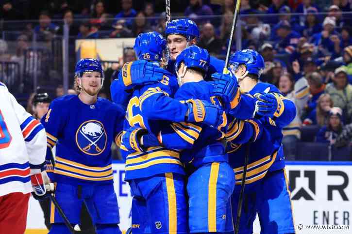 Sabres surge out of break, scoring 5 in first period to beat Rangers 8-2