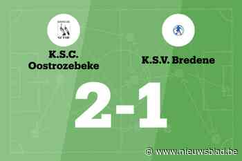 Zege voor SC Oostrozebeke in thuiswedstrijd tegen SV Bredene B