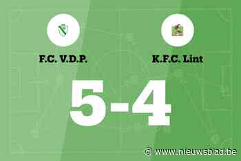 F.C. V.D.P. B verslaat Lint na hattrick Rodrigues Ferreira