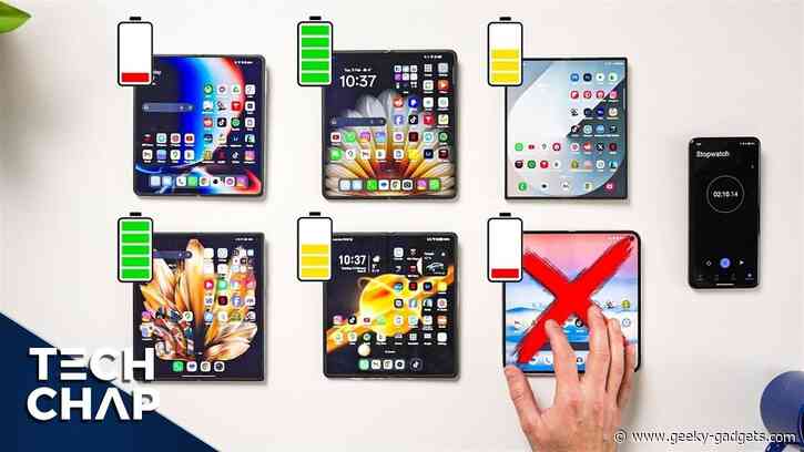 The ULTIMATE Foldable Phone Battery Test (2025)
