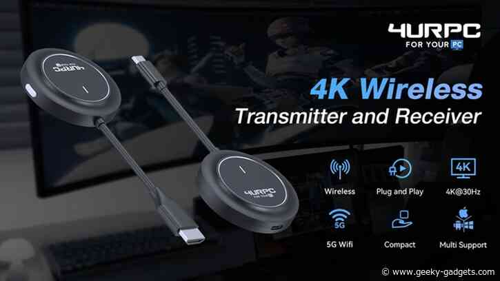 4URPC Gen 2 True Wireless 4K Type-C Transmitter and HDMI Receiver