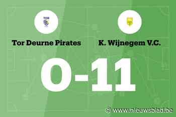 Zege voor VC Wijnegem B uit tegen TOR Deurne Pirates B
