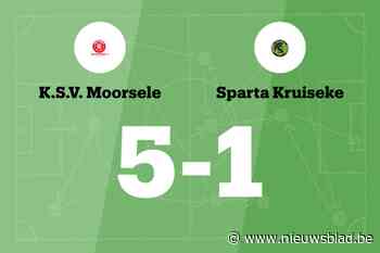 Eindelijk een overwinning voor SV Moorsele B