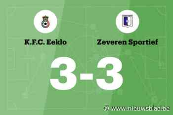 Zeveren Sportief beëindigt de zegereeks van KFC Eeklo