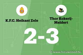 TK Meldert klopt KFC Heikant Zele en is al negen wedstrijden ongeslagen