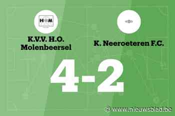 In Den Kleef leidt Molenbeersel naar zege tegen Neeroeteren