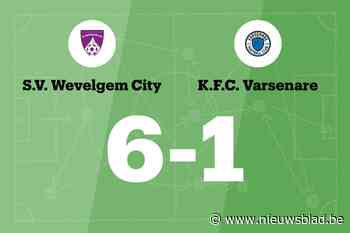 Mahau scoort drie keer voor SV Wevelgem City in wedstrijd tegen FC Varsenare