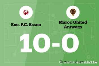 Exc. Essen laat Maroc United Antwerp B kansloos
