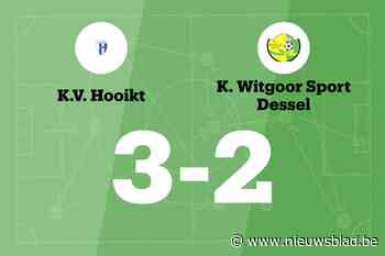 Hooikt wint thuis van Witgoor, mede dankzij twee treffers Weuts