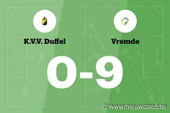 Vremde heeft geen medelijden met VV Duffel