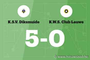 KV Diksmuide Oostende overklast WS Lauwe