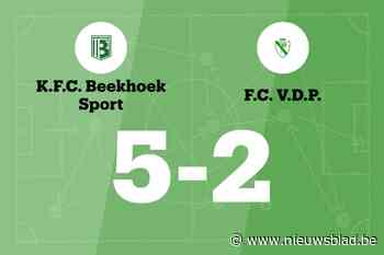 Baten scoort drie keer, Beekhoek verslaat F.C. V.D.P.