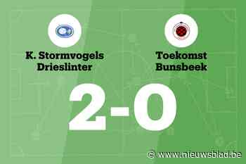 Drieslinter B toont wederom uitstekende vorm met zege tegen Bunsbeek