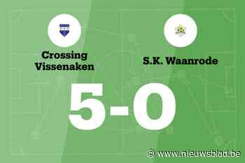 Crossing Vissenaken B wint tegen Waanrode door treffers van Baeten