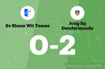 Jong SG Dendermonde verslaat SV Blauw Wit Temse