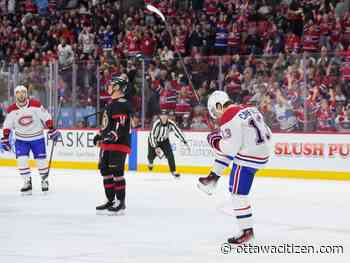 Ottawa Senators break comes to an end with loss to Montreal Canadiens