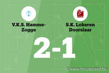 VKS Hamme-Zogge B na rust voorbij SKL Doorslaar B