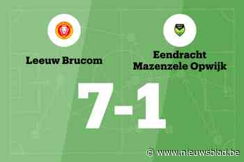 Leeuw Brucom B verslaat Mazenzele Opwijk C en blijft winnen