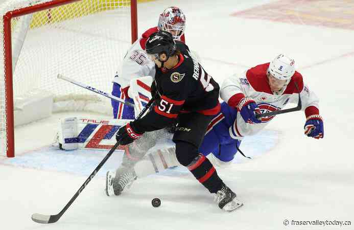 Gallagher leads Canadiens to 5-2 win over Senators