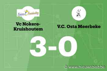 VC Nokere-Kruishoutem ijzersterk in thuiswedstrijden: zege tegen Osta Meerbeke zevende op rij