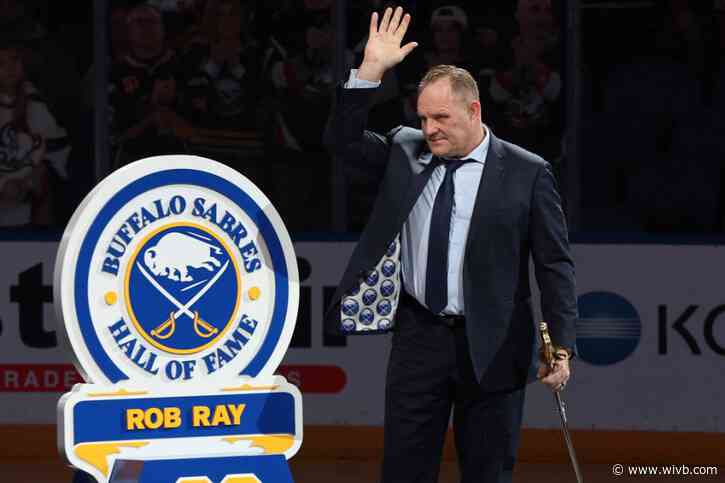 Rob Ray takes another puck to face, keeps on talking