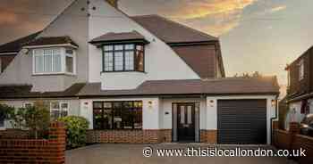 'Stunning and unique' North Cheam family home with bar goes up for sale