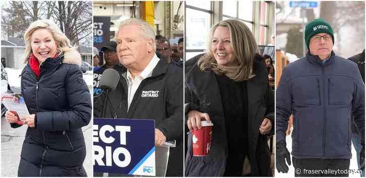 Ontario votes 2025: Leaders fan across province for last Sunday of campaign