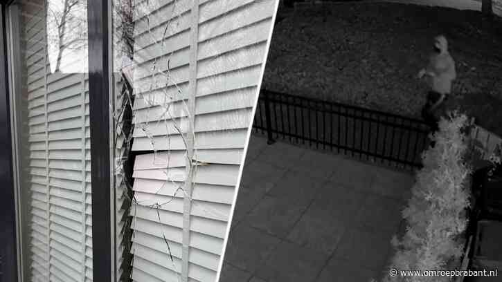 Steen vliegt door ruit bij Sjors: 'Kwartier eerder lag ik nog op die bank'