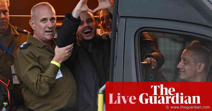 Middle East crisis: Hamas says Israel delaying prisoner release is ‘blatant violation’ of ceasefire deal – as it happened