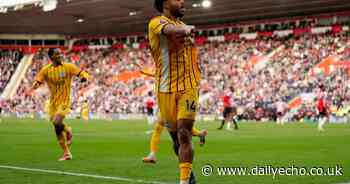 Brighton forward Rutter taunts Saints fans with Leeds salute