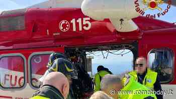 Escursionista precipita in un dirupo: salvata dai vigili del fuoco