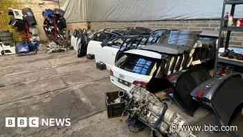 Chop shop discovered on industrial estate