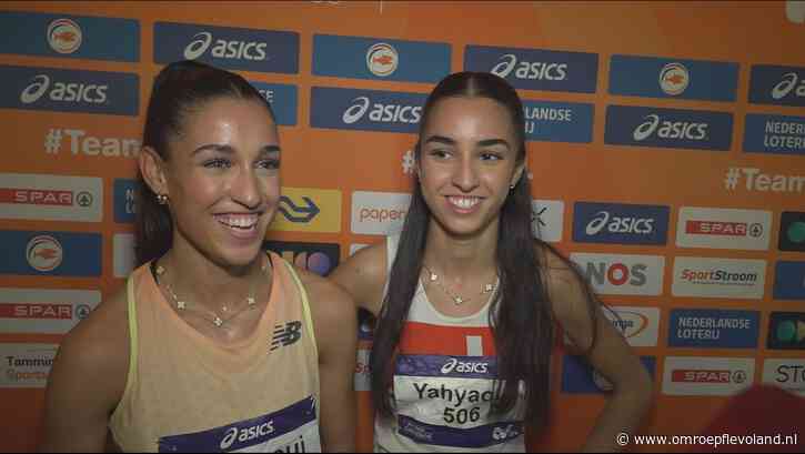 Almere - Laila Yahyaoui wint voor het eerst brons bij NK Atletiek Senioren: 'Heel speciaal om dit moment te delen met mijn zusje'