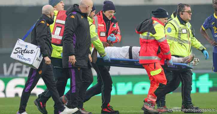 Kean si accascia in campo: portato via in ambulanza. Poco prima una botta al volto