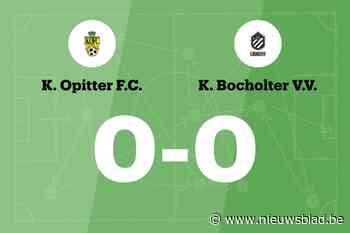 Opitter en Bocholt B blijven steken op 0-0