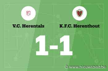 VC Herentals speelt thuis gelijk tegen Herenthout