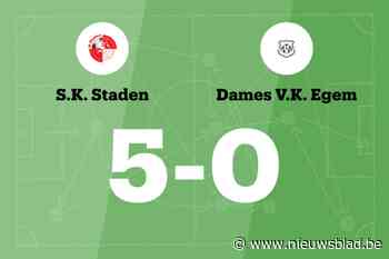 SK Staden toont wederom uitstekende vorm met zege tegen DVK Egem