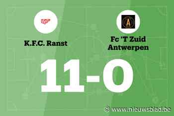 Ranst B haalt uit tegen FC 'T Zuid Antwerpen