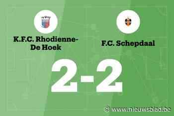 Schepdaal speelt gelijk in uitwedstrijd tegen Rode-de-Hoek