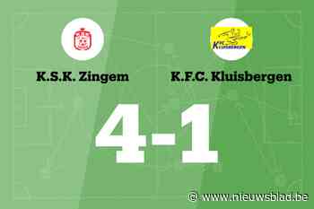 KSK Zingem B te sterk voor KFC Kluisbergen