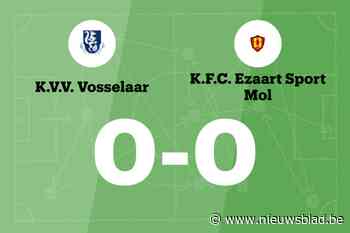Vosselaar en Ezaart komen niet tot scoren