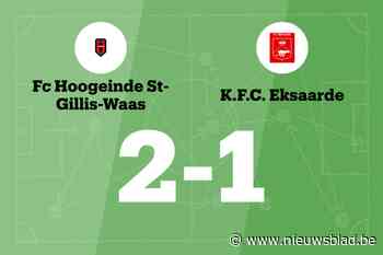 FC Hoogeinde zet zegereeks voort met zege tegen FC Eksaarde