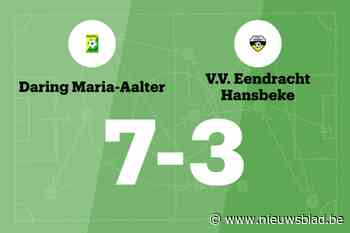 Weergaloze Deleu leidt Daring Maria-Aalter langs Eendracht Hansbeke B